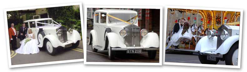 Rolls Royce wedding car photos